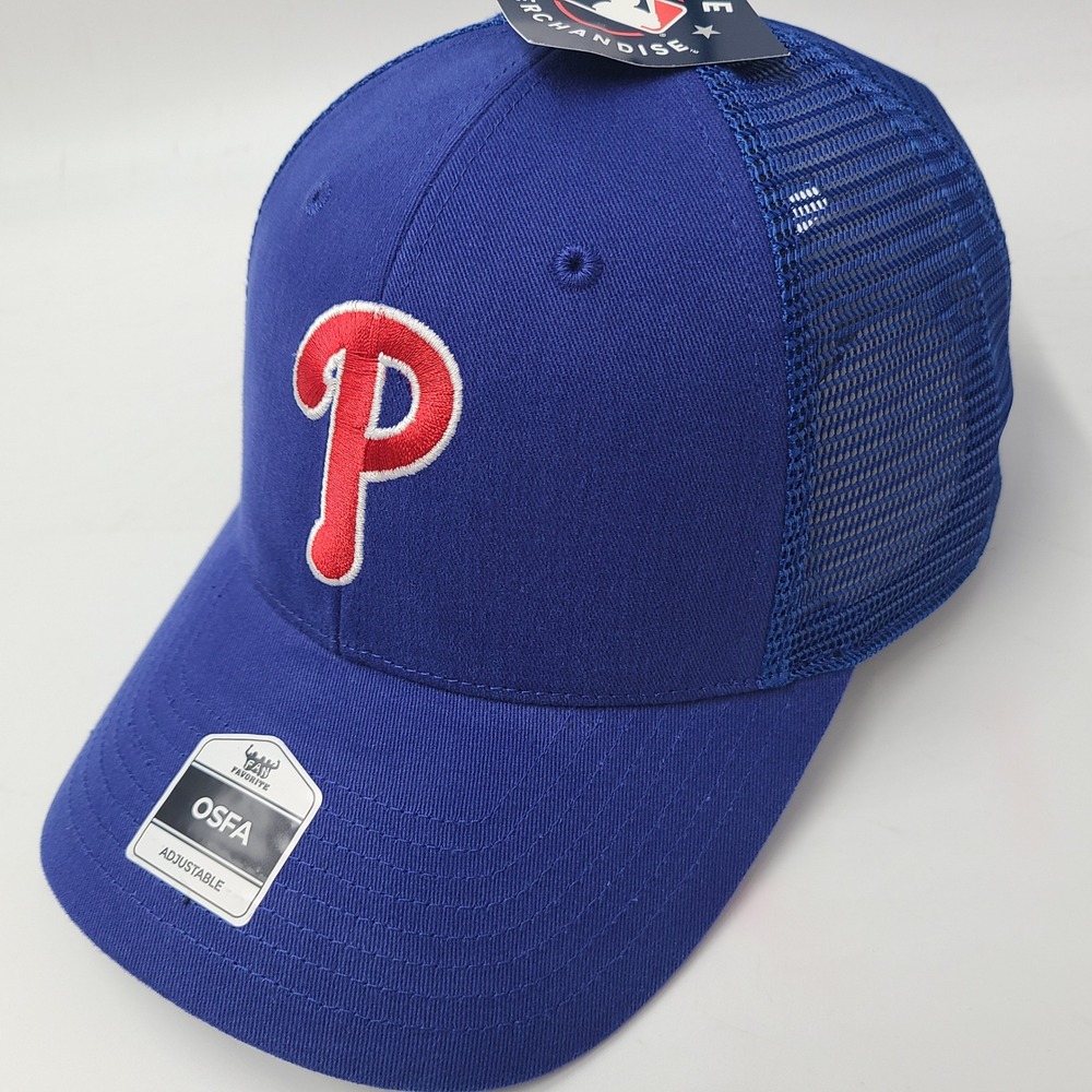 Philadelphia Phillies‎ Hat Snapback Trucker Mesh Fan Favorite Blue Red MLB Men